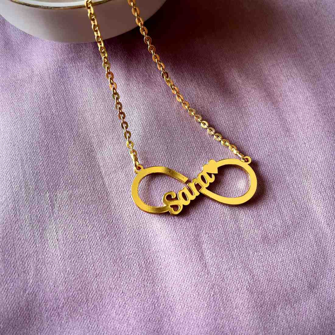 Infinity Pendant With Customised Name