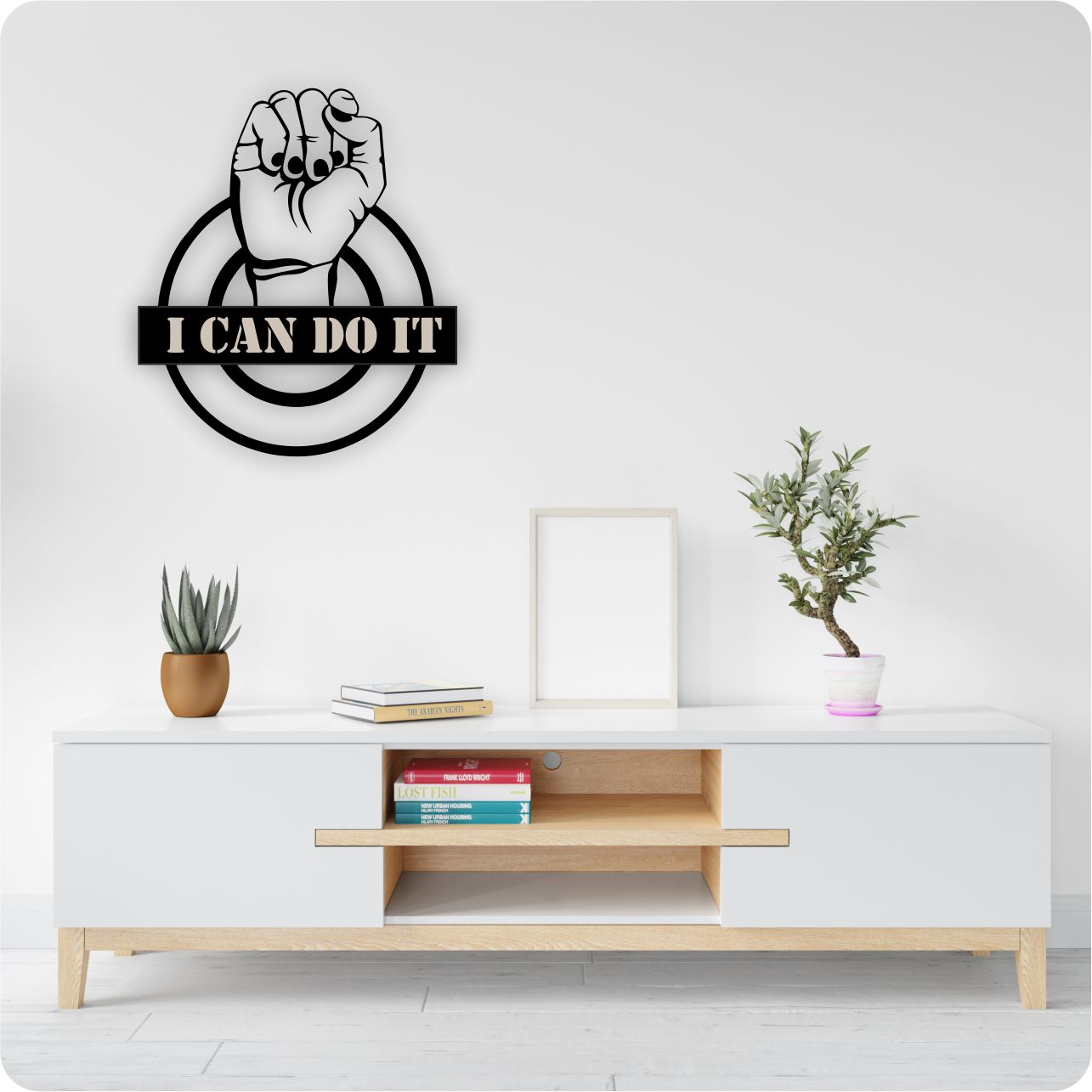 I Can Do It Metal Wall Art - Turnmeltmold- House of Customisation