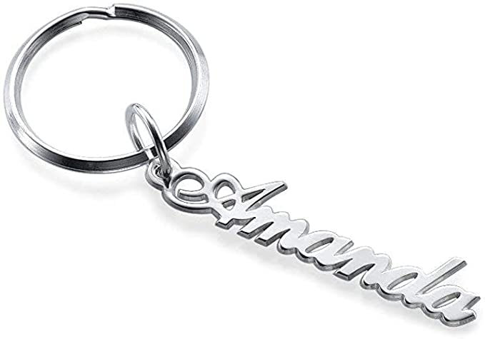 name keychain silver 2